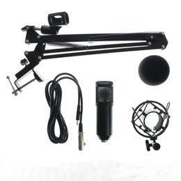 High Quality Professional 3.5mm Wired BM800 Condenser Sound Recording Microphone With Arm Stand