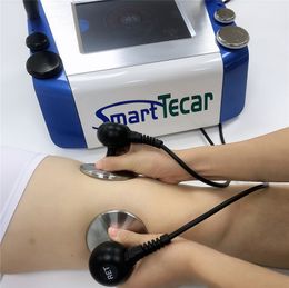 Portable Tecar Therapy RF Diathermy Monopolar Radio Frequency CET RET Physiotherapy Machine for Sports Injury Pain Relief