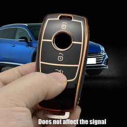 Fashion Car Remote Key Cover TPU Keys Fob Case Shell For Mercedes Benz E Class W213 E200 E260 E300 E320 S class GLS GLA Auto Accessories