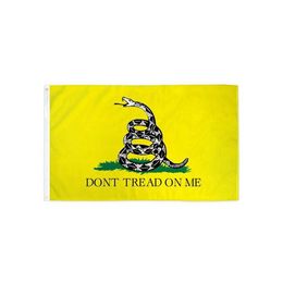 Dont Tread On Me Snake Flying Decoration 3x5 FT Banner 90x150cm Festival Party Gift 100D Polyester Printed Hot selling!