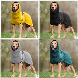 Autumn Winter Outdoors Dog Clothing Pets Dogs Fashion Thickening Keep Warm Pure Colour Clothes New Pattern 2020 18hk J2