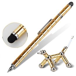 Gel Pens 2021 Magnetic Polar Pen Metal Magnet Modular Think Ink Toy Stress Fidgets Antistress Focus Hands Touch Valentines Gift1