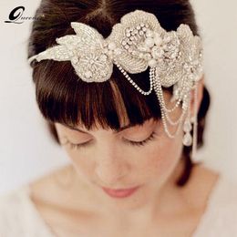 Retro Hair Ornaments Luxury Tiara Headbands Woman Trombone Wedding Hair Accessories Vintage Crown Bridal Veil Hairbands J0113