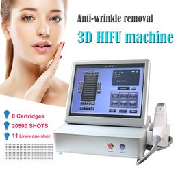 Face lifting wrinkle removal portable ultrasound 3D HIFU body slimming machine beauty salon equipment machines