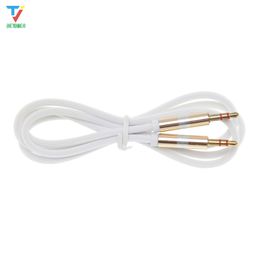 Colourful 3.5mm Male to Male Audio Cable AUX Cable for Headphones, iPhones, iPads, Home / Car Stereos free shipping 300pcs/lot