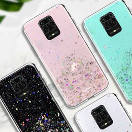 Glitter Bling Case For Xiaomi Redmi Note 9 9s 8T 8 Pro 7 7A K30S Soft Case For Xiaomi Mi Note 10 Lite 10T 9T Pro A3 Phone Cover