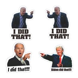 500pcs Biden I DID That Stickers Joe Biden Funny Sticker For Car Motorcycle Helmet Window Laptop HH22-39