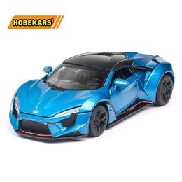 Diecast 1:32 New Lyken Sport-car Model Car Metal Alloy Car Simulation Pull Back Vehicles Cars Toys For Kids Gifts For Children LJ200930