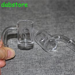 New pure Quartz Banger Nail with Newest Pattern for quartz banger Male 14mm Joint 90 Degrees For Glass Bongs water pipe