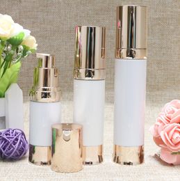 2017 New 100pcs 20ml 30ml 40ml Airless Packaging Bottles Makeup Tools Lotion Essence Skin Care Travel Refillable Contain