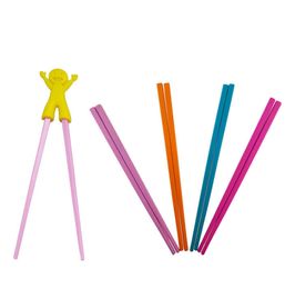 2022 new Wholesale Cheap New Pretty Bear Rubber Children training chopsticks randomization sent