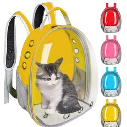 Breathable Pet Cat Carrier Bag Transparent Space Pets Backpack Capsule Bag For Cats Puppy Astronaut Travel Carry Handbag jllYor317S