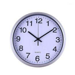 Wall Clocks 30cm Simple Round Clock Quartz Modern Design Country Style Beautiful For Livingroom Home Decor Drop325Z1