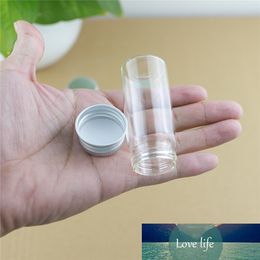 50pcs/lot 30*70mm 30ml Mini Glass Bottles Aluminum CapsGlass Jars Vials Transparent Glass Containers Cute Small Bottles