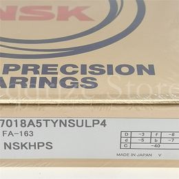 NSK Precision Angular Contact Ball bearing 7018A5TYNSULP4 7018A5 SULP4 = 7018UCG/GLP4 90mm 140mm 24mm