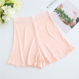 100 pure silk shorts under skirt short pants women shorts women boxer femme safety shorts shorty ladies pants underwear LJ201225233s