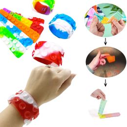 Fidget Toys Decompression Toy Tie Dyed Colours Two Sizes Paste Silica Gel Suction Cup