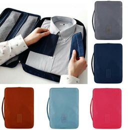 Storage Bags Fashion Travel Garment Shirts Tie Anti Wrinkle Folder Bag Business Packing Organisers Out For Trip