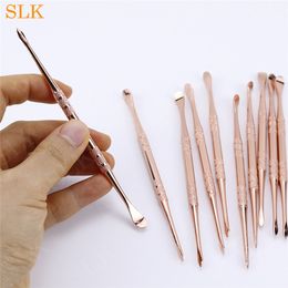 Rose Gold Wax dabber tools stainless steel dabber wax tool dry herb tool the lowest price dab bong tools vax atomizer dab nail