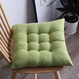 Solid Soft Chair Cushion Sofa Waist Pillow Soft Dinning Stool Cushion Square Elastic Chair Pad 1 Piece Outdoor Car Seat Pad 201123