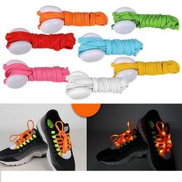 Multicolor Fashion Glow Led Shoelaces Flash Neon Shoe laces Flashing Luminous Shoe Lace for Sports Running Party High Quality