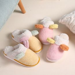 Winter Couples Warm Home Cotton Slippers Female Indoor Cute Cartoon Soft Cute Korean Thick Bottom Non-slip Slippers Home X1020
