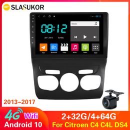 4G LTE 64G Android 10 For Citroen C4 C4L DS4 2010-2018 Car Radio Multimedia Video Player Navigation GPS No 2din 2 din dvd WIFI