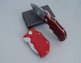 Top Quality Mini Small Folding knife 440C Titanium Coated Blade Aluminum Handle EDC pocket knives 3 Handle Colors