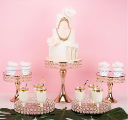 fashion Luxury Cake wedding Party Decoration centerpieces metal stand makeup decorating rack dessert table drinking candy cupcake holder