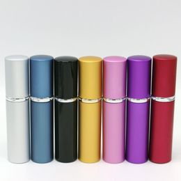 New arrival hot 5ml spray perfume Aluminium bottles atomizer for promotion mini perfume atomizer with spray sealed LX4187