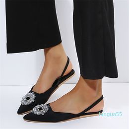Плюс размер летнее плетение женщин плоский каблук сандалии 2022 мода гладиатор открытая вечеринка слайды дамы сандалии сандалии