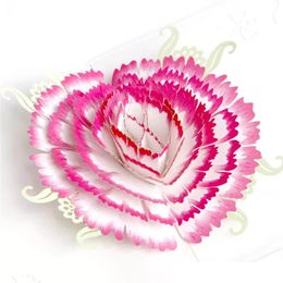 2022 new Carnation greeting cards Mother's Day gift card Mom birthday congratulation cards 3D pop up greeting fast ship