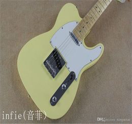 HOT ! High Quality milk yellow guitar Ameican standard electric Guitar in stock