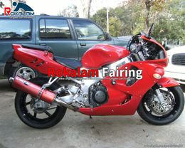 -Fairing personalizado gratuito para Honda CBR900RR 893RR 96 97 CBR900 RR 893 CBR893 Full Red 1996 1997 Body Kit Moto Fairings Set