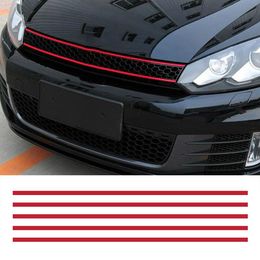 Front Hood Grille Decals Car Strip Sticker Decoration Stripe Racing Sports Sticker Car Exterior Parts