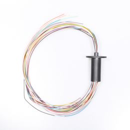 1PC 2A 24CH Mini Slip Ring Dia. 15.5mm Confluence Conductive Connector Miniature Hat Cap 360 Degree Rotary Contactor Joint