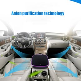 2020 Car Air Cleaner PM2 5 Air Philtre Purifier Negative Ion Oxygen Bar Formaldehyde Odour Remover Intelligent Touch Control336I