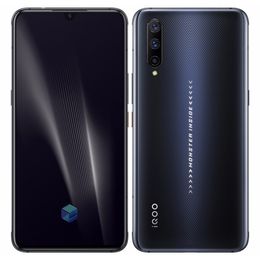 Original Vivo iQOO Pro 4G LTE Cell Phone 8GB RAM 128GB ROM Snapdragon 855 Plus Octa Core 48.0MP AR HDR Android 6.41" Full Screen Fingerprint ID Face Wake Smart Mobile Phone