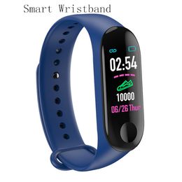 M3 Smart Bracelet Bluetooth Sport Smart Wristwatch Blood Pressure Heart Rate Monitor Fitness Tracker Pedometer Sports Watch For Android IOS