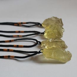 Natural Citrine Stone Pendant Yellow Quartz Crystal Rough Bulk Gemstone Healing Natural Stones And Minerals F qyldNv