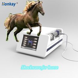 New Arrival shock wave therapy device Osteoporosis Myopathies Arthrosis treatment electromagnetic shockwave for horses with Free DHL ship
