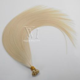 VMAE Double Drawn Flat Tip Pre Bonded Hair Extension 100g Keratin 14 To 26 Inch Real Virgin Brazilian Straight Human Hair Extensions