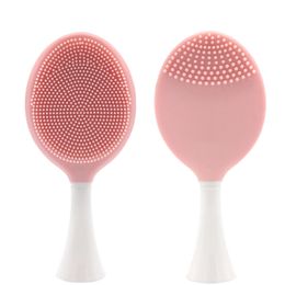 Facial Cleansing Brush Compatible With Sonic Electric Toothbrush For Deep Cleansing Removing Blackhead Massaging