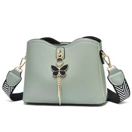 HBPハンドバッグ財布女性財布ファッションハンドバッグ財布ショルダーバッググリーンカラー