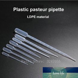 Free Shipping 100pcs /1ml/2ml/3ml/5ml Plastic Pasteur Pipette Transfer Pipette Professional Refillable Tools