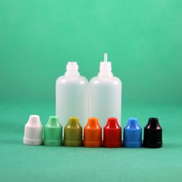 100 Sets/Lot 50ml 1.7OZ Plastic Dropper Bottles With Child Proof Safety Caps & Long Thin Seperatable Tips Easy Filling PE Safe Store Liquid Lotion Eye Drop Juice 50 ml