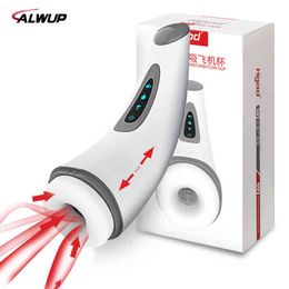 NXY Sex Masturbators Air Sucking Male Masturbator Cup Automatic Powerful Heating Vibration Orgasm Adult Toys Real Blowjob Machine for Men 220127