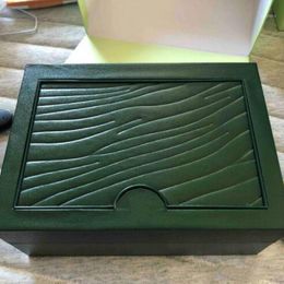 Watch Boxes & Cases Box Green Brand Original With Cards And Papers Certificates Handbags For 116610 116660 116710 Watches1223l