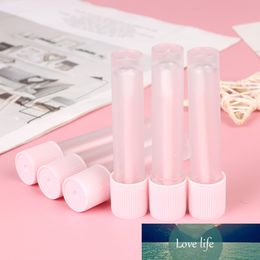 -5 unids / set plástico vacío botella de lápiz labial soporte de lápiz labial conjunto de contenedor mate impermeable mate labio de labio tubo desnudo rojo labios maquillaje