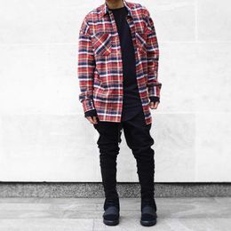 mens red flannel moletom com capuz